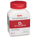 Hy-Vee HealthMarket Vitamin D3 5000 IU Tablets