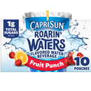 Roarin' Waters Fruit Punch Naturally Flavored Water Beverage, 10 ct