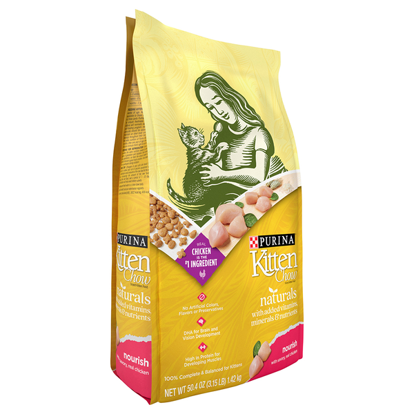 Purina Kitten Chow Naturals With Added Vitamins, Minerals, and