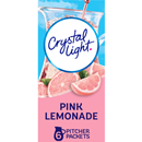 Crystal Light Pink Lemonade Drink Mix Pitcher Packs 6Ct