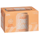 Long Drink Peach, 6Pk