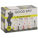Good Boy Vodka John Daly Cocktail, Variety Pack 8Pk