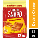 Cheez-It Snap'd Double Cheese Cheesy Baked Snacks Family Size