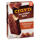 Crav'n Flavor Ice Cream Bars, Toffee Crunch 12-2.5 fl oz