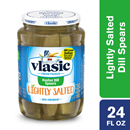 VLASIC Pickles, Kosher Dill Spears, Lightly Salted