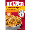 Hamburger Helper Cheeseburger Macaroni, Creamy & Cheesy Sauce