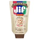 Jif Natural Creamy Peanut Butter, Simply Squeeze