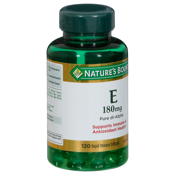 Nature's Bounty Vitamin E 400 IU Rapid Release Softgels