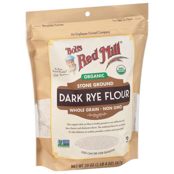 Miell Rye Bob's Red Mill Organic Stone Ground Dark Rye Flour | Hy-Vee Aisles ...