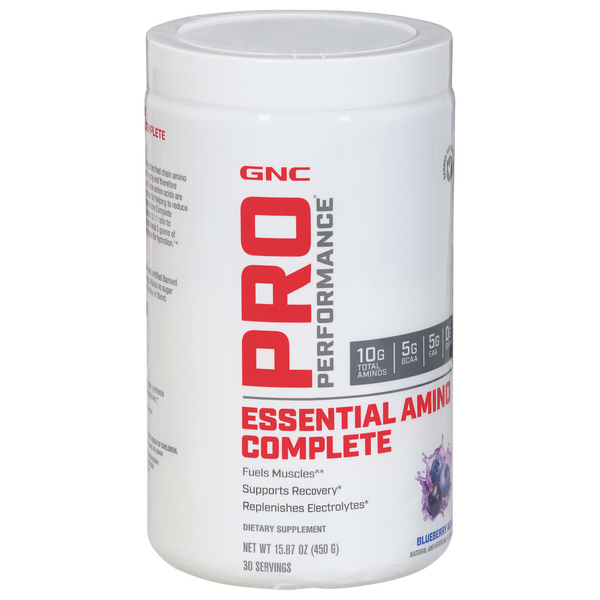 GNC Pro Performance Essential Amino Complete-Blueberry Pomegranate | Hy-Vee  Aisles Online Grocery Shopping