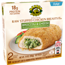 Barber Foods The Original Breaded Raw Stuffed Chicken Breasts Broccoli & Cheese
