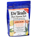 Dr Teal's Pure Epsom Salt, Stress Relief, Ginseng, Ginger, Rhodiola Rosea