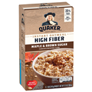 Quaker Select Starts High Fiber Maple & Brown Sugar Instant Oatmeal 8-1.58oz. Packets