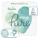Pampers Aqua Pure Sensitive Baby Wipes 2Pk