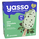 Yasso Mint Chocolate Chip Frozen Greek Yogurt Bars 4-3.5 Fl Oz