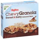 Hy-Vee Chewy Sweet & Salty Almond Granola Bars 6Ct