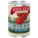 Muir Glen Organic No Salt Added Diced Tomatoes