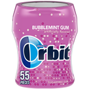 ORBIT Gum Bubblemint Sugar Free Chewing Gum, 55 Piece Bottle