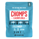 Chomps Chomplings Sea Salt Mini Beef Sticks, 6Ct