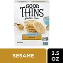 Good Thins Sesame Rice Snacks Gluten Free Crackers