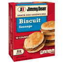 Jimmy Dean Snack Size Sandwiches Biscuit Sausage 10Ct