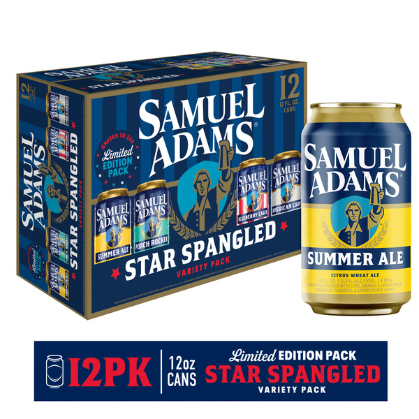 Samuel Adams Star Spangled Seasonal Variety Pack (12 fl. oz. Can
