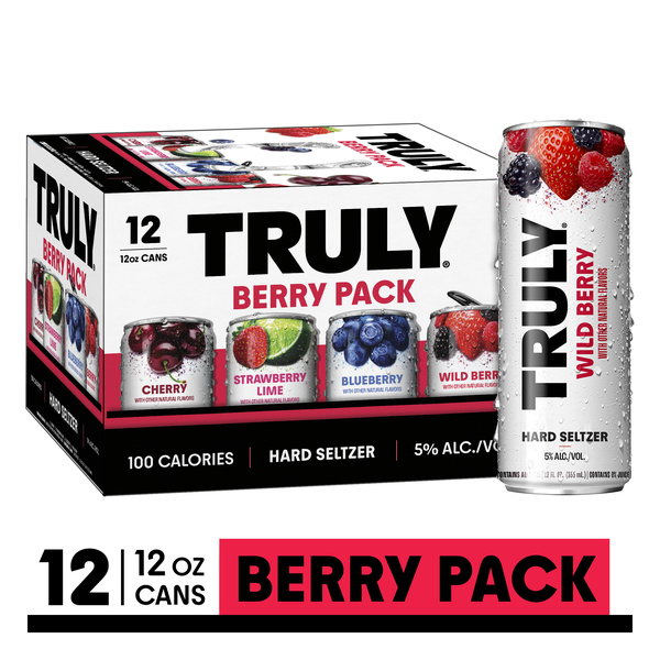 TRULY Hard Seltzer Berry Variety Pack (12 fl. oz. Can, 12pk.) | Hy