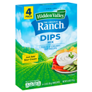 Hidden Valley Dips Mix, Ranch 4-1 oz Envelopes