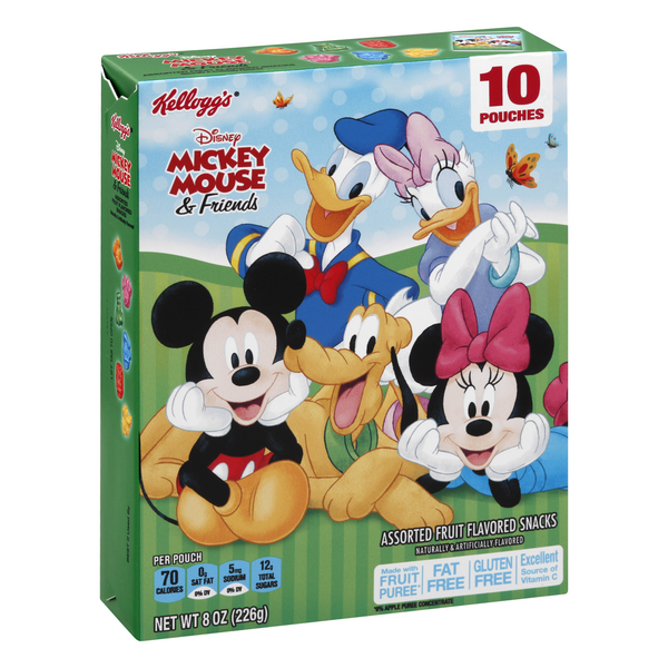 Kellogg's Disney Mickey And Friends Assorted Fruit Flavored Snacks