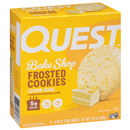 Quest Bake Shop, Lemon Cake Flavor Frosted Cookie, 8-0.88 oz