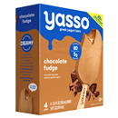 Yasso Chocolate Fudge Frozen Greek Yogurt Bars 4 - 3.5 Fl Oz