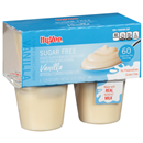 Hy-Vee Sugar Free Vanilla Pudding 4-3.25 oz Cups