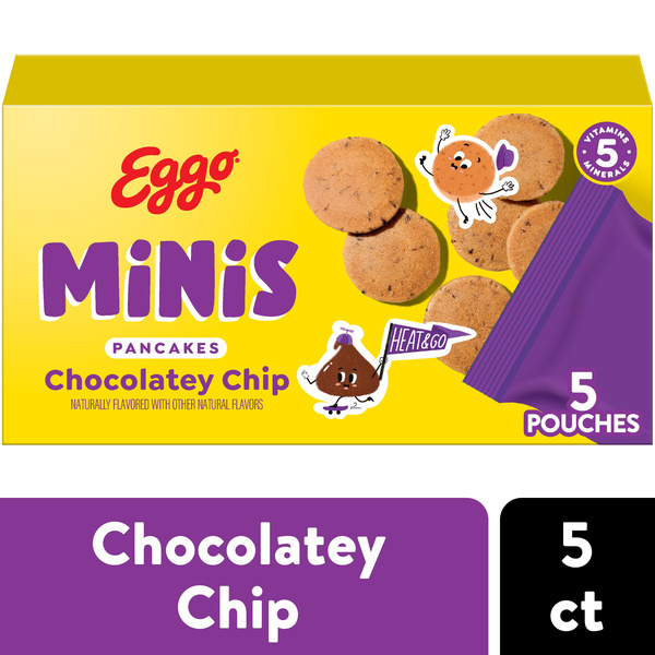 Eggo Minis Frozen Pancake Bites Chocolatey Chip 5 Count | Hy-Vee