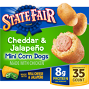 State Fair Jalapeño & Cheddar Mini Corn Dogs, 35Ct