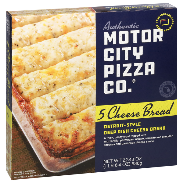 cheeseオーダーページ Motor City Pizza Detroit-Style Deep Dish Cheese Bread, 5