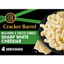 Cracker Barrel Vermont Sharp White Cheddar Macaroni & Cheese Dinner