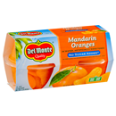 Del Monte No Sugar Added Mandarin Oranges in Water 4-4 oz Cups