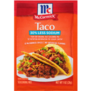 McCormick 30% Less Sodium Taco Seasoning