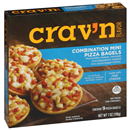 Crav'n Flavor Combination Mini Pizza Bagels, 9 Count