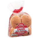 Village Hearth Hamburger Classic White Buns 8Ct