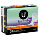 U By Kotex Pads Security Plus Wings, Ultrathin, Overnight