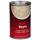 Hy-Vee Chunky Baked Potato with Cheddar & Bacon Bits Soup