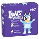 Luvs Platinum Protection Diapers, Bluey, Size 4 (22-37 Lb)