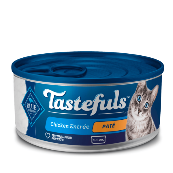 Blue Buffalo Tastefuls Chicken Entree Pate Wet Cat Food 5.5 oz
