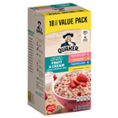 Quaker Instant Oatmeal Fruit and Cream Value Pack, 18-1.05 oz