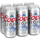 Coors Light Beer 6Pk