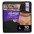 Always Discreet Boutique S/M Maximum Protection Underwear