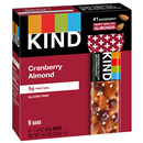 KIND Cranberry Almond with Macadamia Nuts 6-1.4 oz Bars