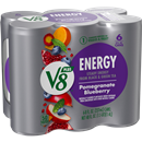 V8 + Energy Pomegranate Blueberry Flavored Vegetable & Fruit Juice 6Pk
