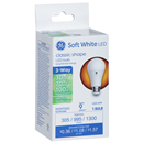 GE LED Soft White 3-Way 30/70/100W Light Bulb, Classic Shape